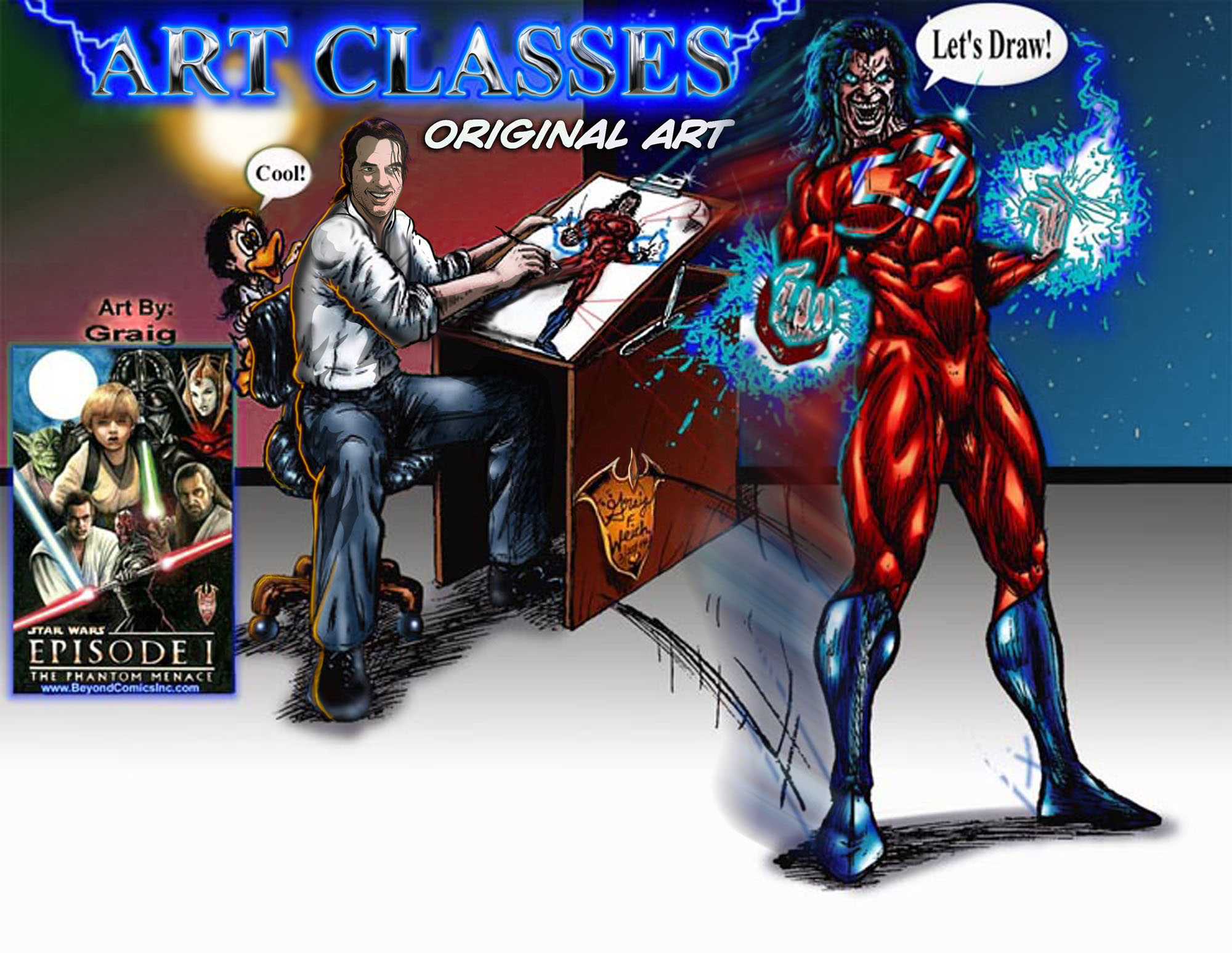 Art Classes NYC - Teacher Graig Weich Of TV's Comic Book Men