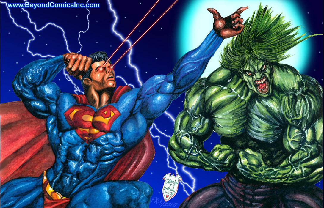 hulk vs superman shape